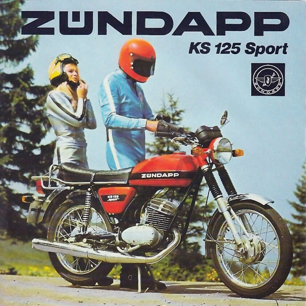 Moto Del D a Z ndapp KS 125 Sport Esp ritu RACER Moto