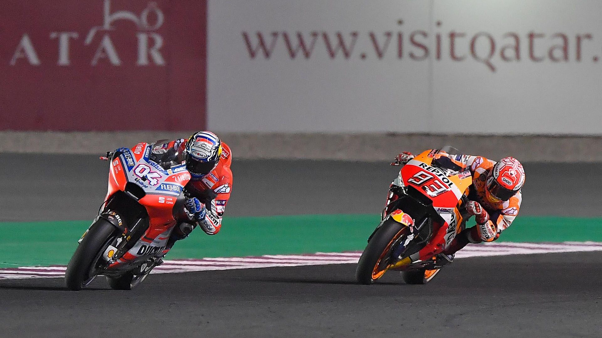 Dovizioso y su Ducati ganan en MotoGP en Qatar
