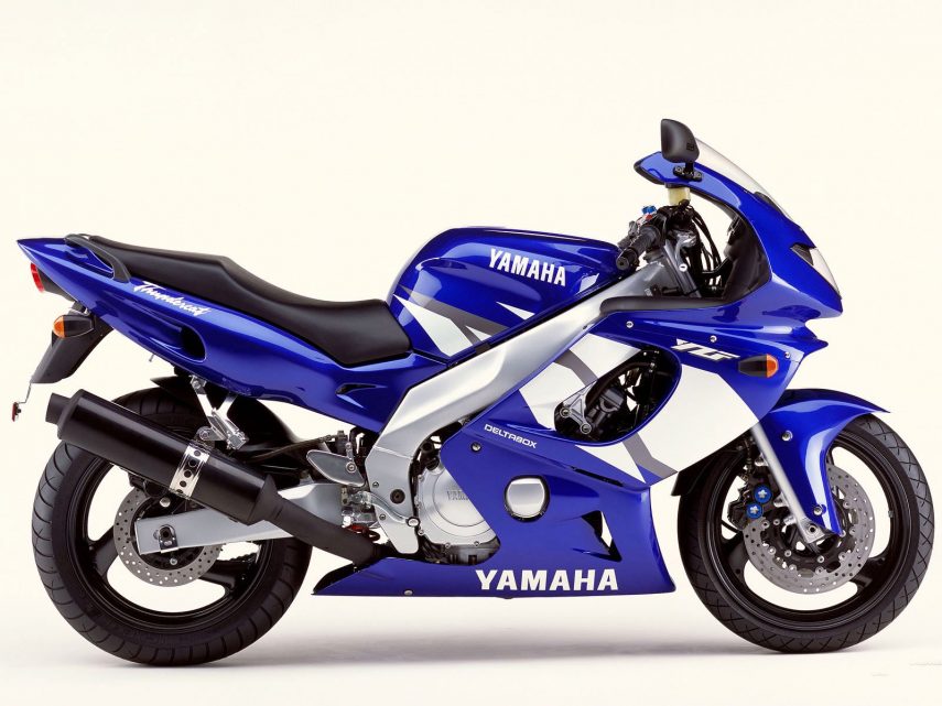  Moto  del d a Yamaha  YZF  600R Thundercat  esp ritu RACER moto 