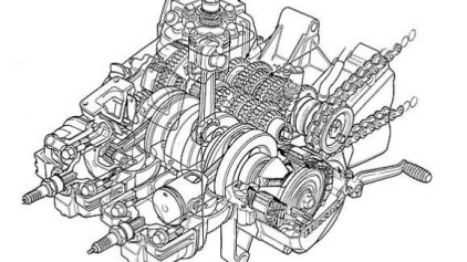 Honda NS400R Motor