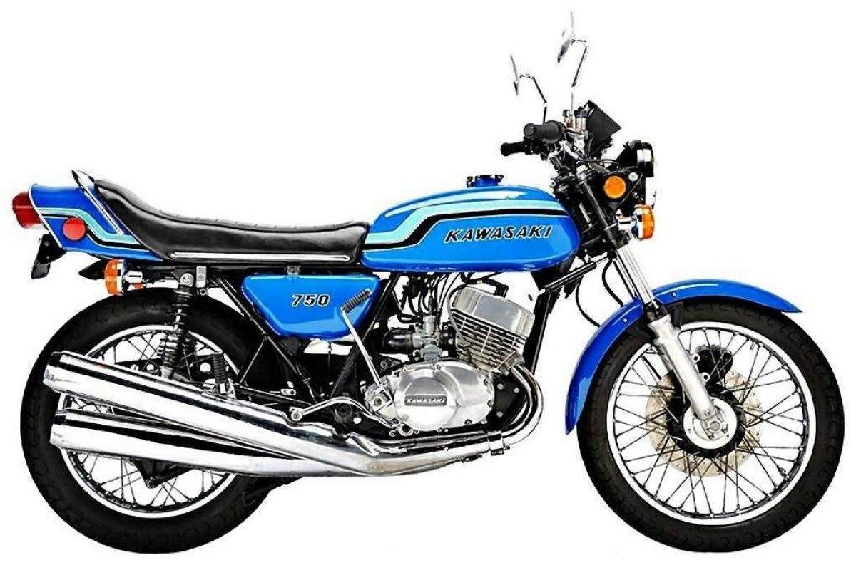 Moto del día: Kawasaki H2 750 Mach IV - espíritu RACER moto