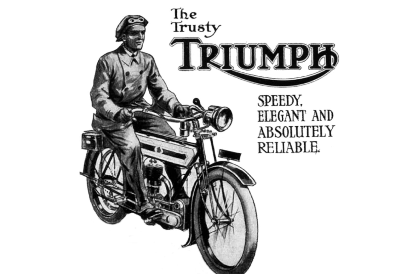 Moto del día: Triumph Model H “Trusty”