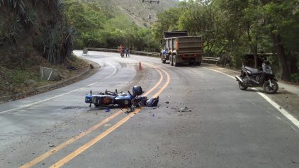 Accidente moto