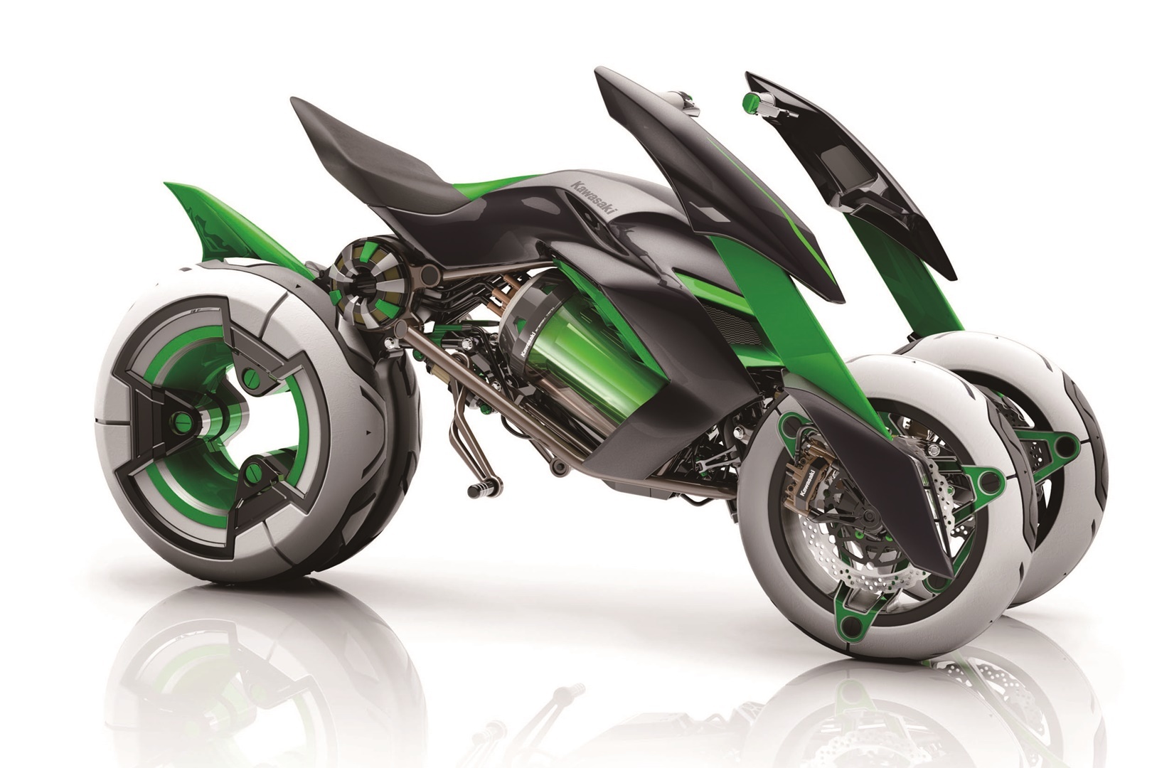 Kawasaki tendrá una moto de cuatro ruedas