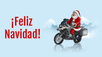 Feliz Navidad moto