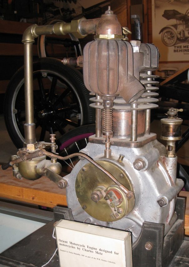 Orient Motorcycle Engine designed by Charles Metz