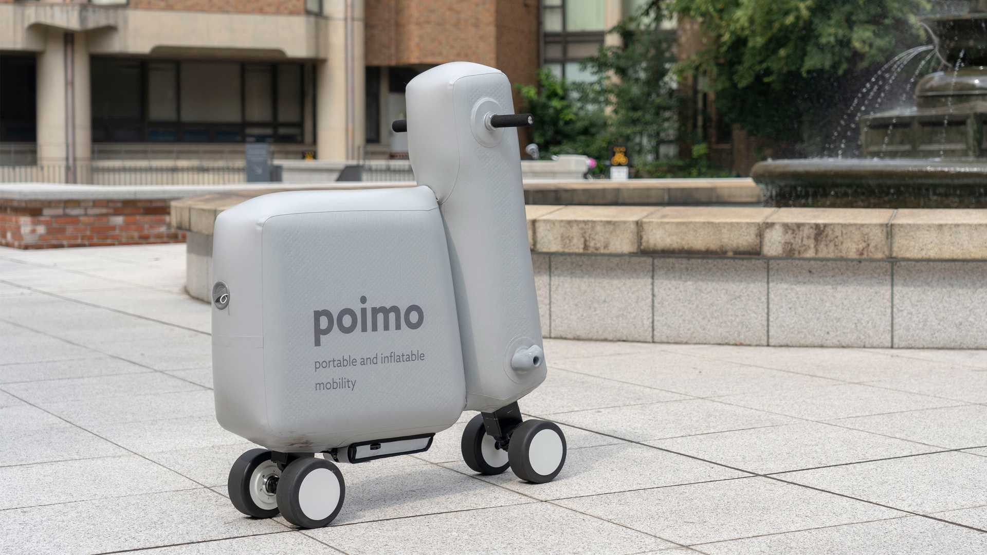 POIMO, el scooter eléctrico hinchable que te puedes llevar donde quieras