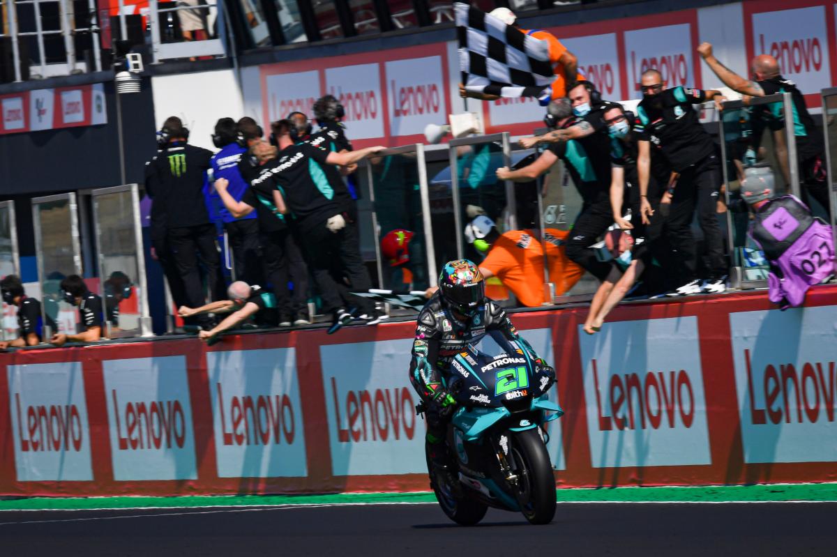Franco Morbidelli logra la primera victoria de su carrera en MotoGP