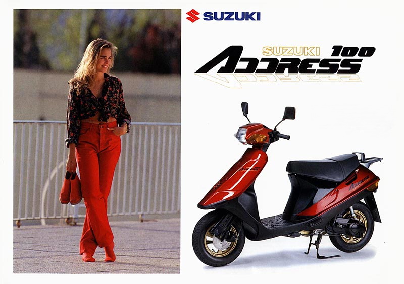 Moto del día: Suzuki Address 50 - espíritu RACER