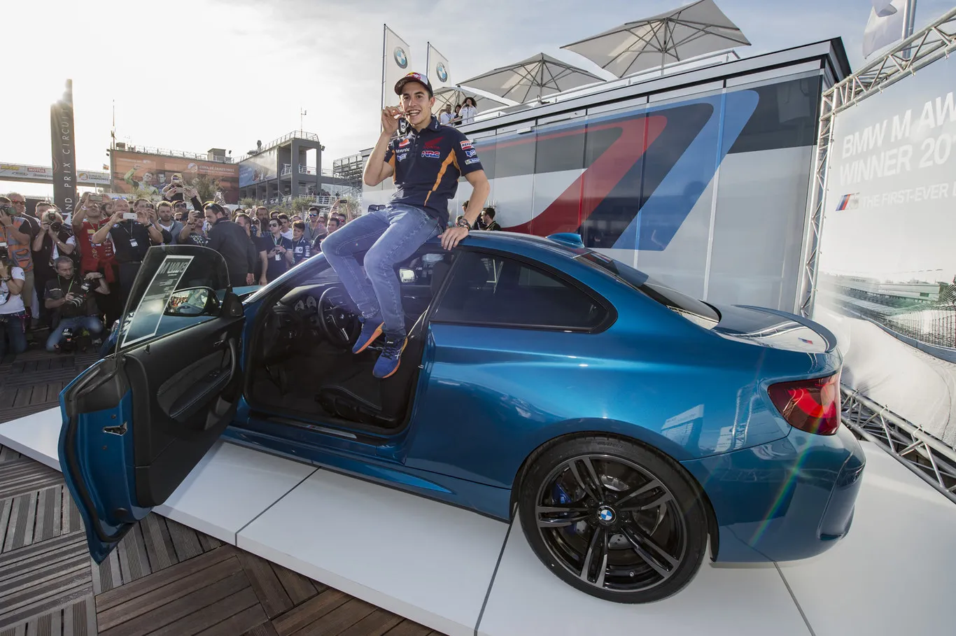 A la venta el BMW M2 que regalaron a Marc Márquez en 2016