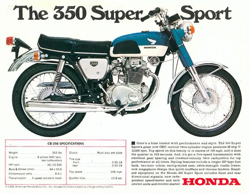 Honda CB 350 1968