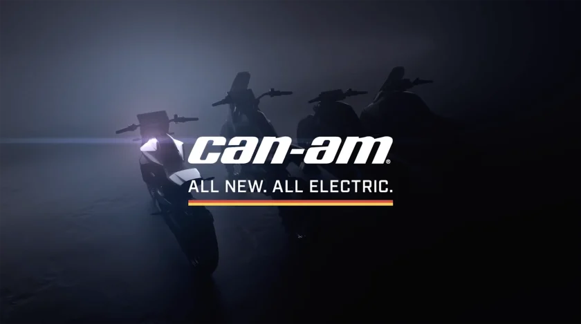 Can Am electric motorcycle teaser 01