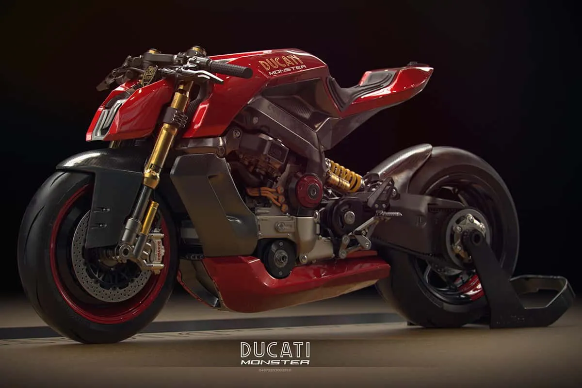 Si Ducati hiciese una Monster eléctrica, ¿cómo se vería?