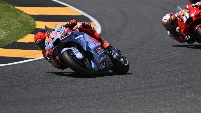 Marc Márquez con Ducati en el GP de Italian 2024