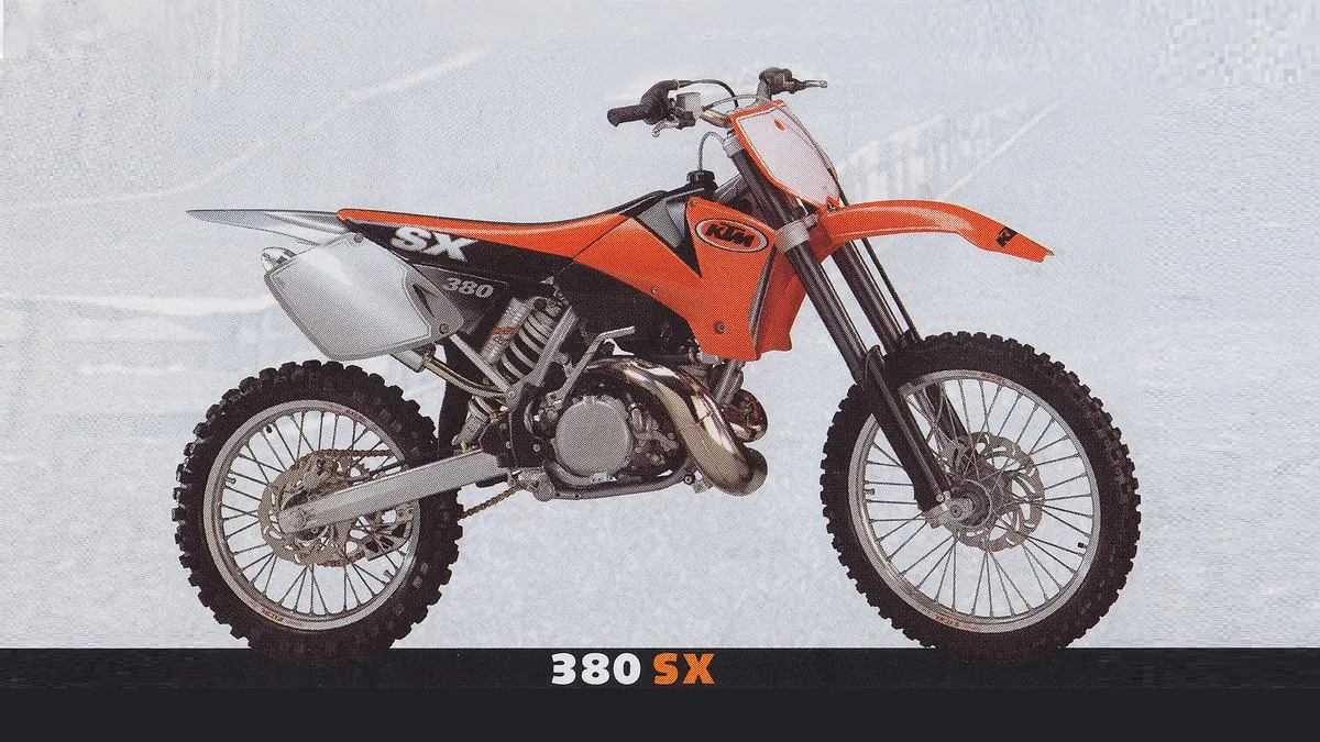 Moto del día: KTM 380 SX (1999/2000)