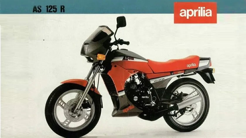 Moto del día Aprilia AS125R 1985