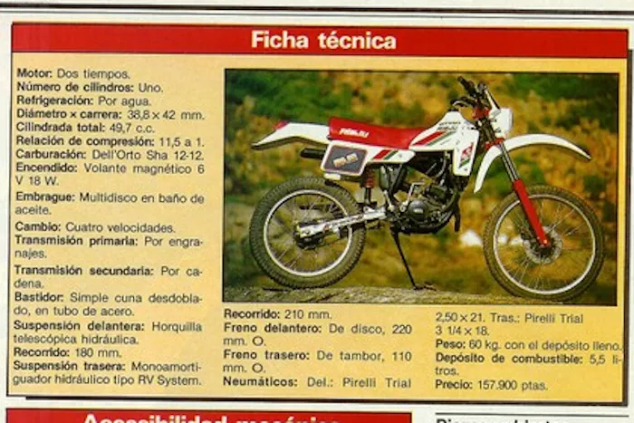 Rieju RS50 ficha