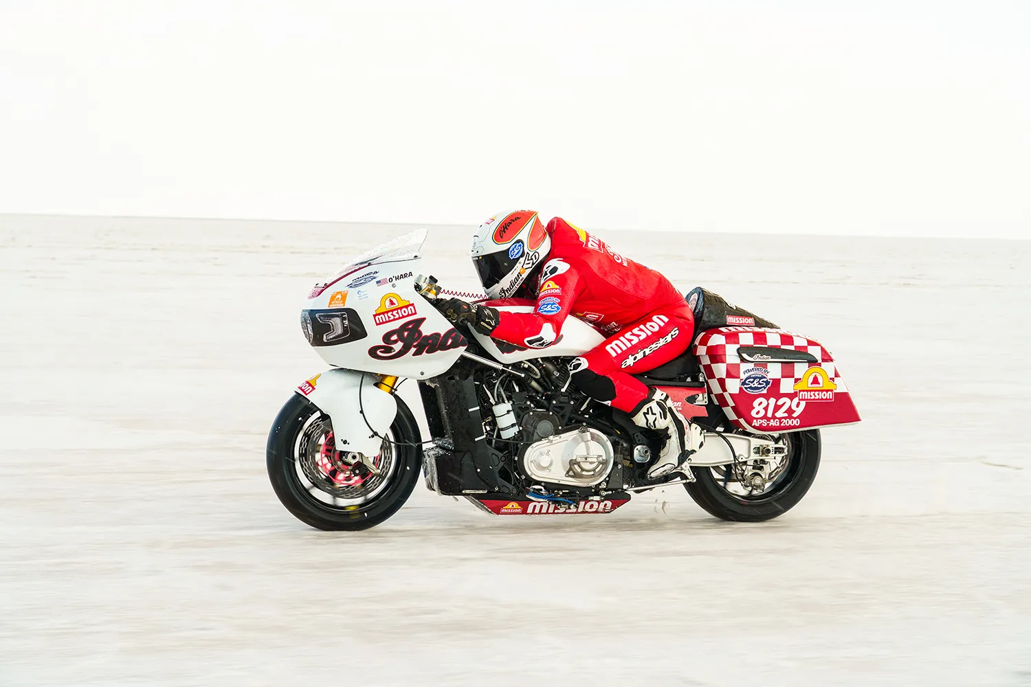 Una Bagger con Tyler O’Hara a más de 300 km/h, ¿qué puede salir mal?