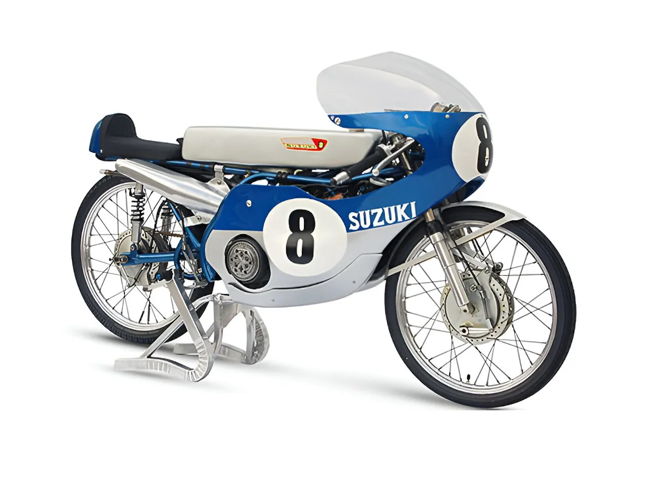 Moto del día: Suzuki RP68 (1968)