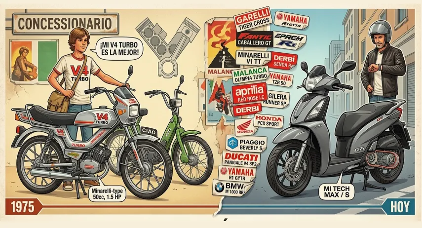 Ciclomotores con nombres de Subperbike