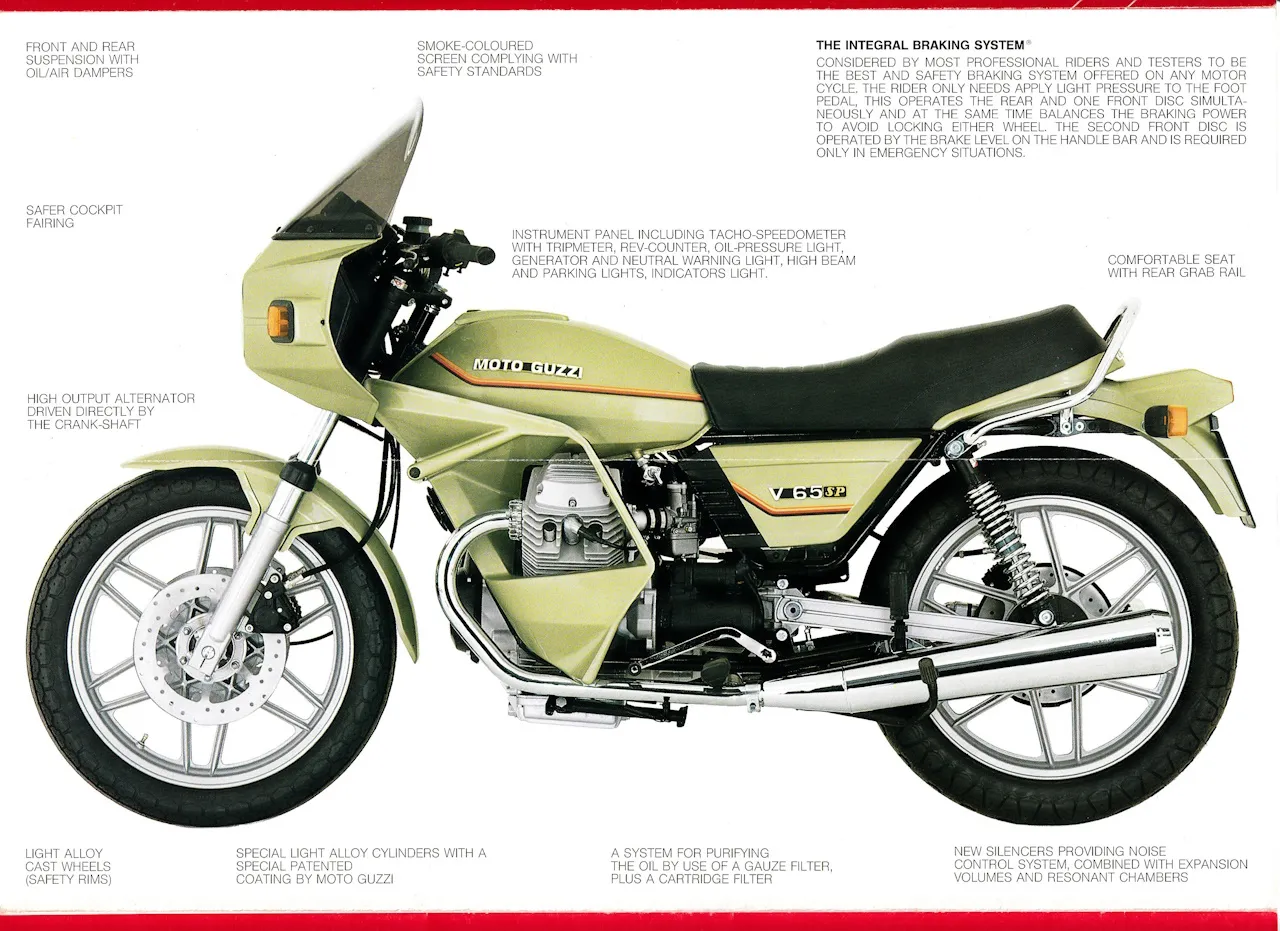 Moto del día: Moto Guzzi V65 SP